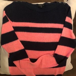J Crew women’s striped sweater size Medium.